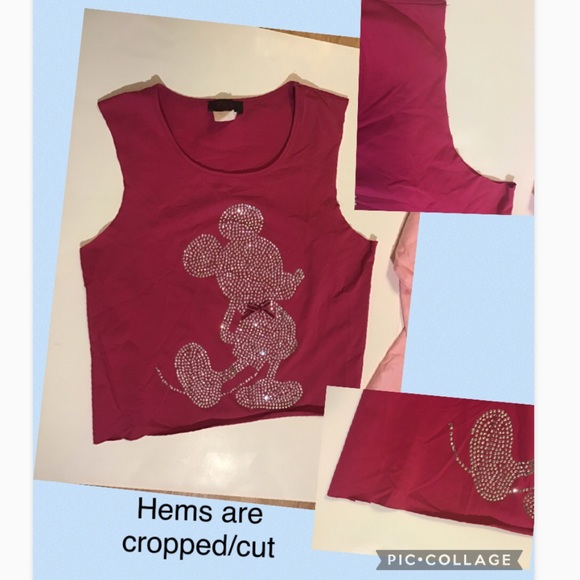 4 graphic t shirt bundle pink with laser cat, Minnie Mouse crystal, and more - Picture 12 of 16